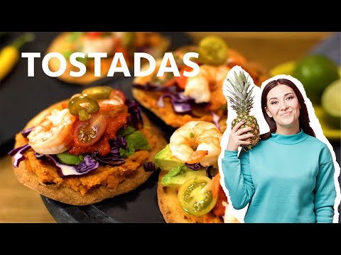 Video: Pikanti Tostados Ar Garnelēm