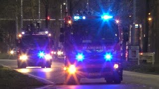 Grote inzet hulpdiensten voor zeer grote brand bij Restaurant Etenstijd in Tilburg - 05-04-2017