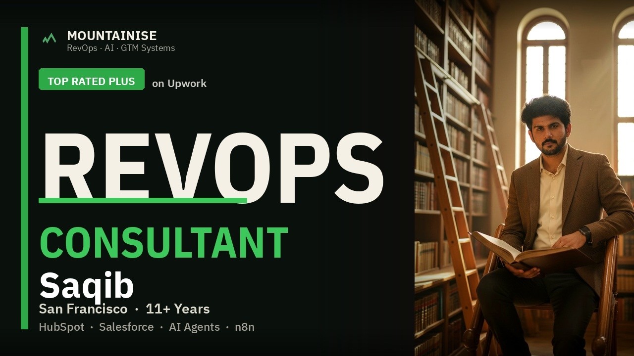 Saqib Anjum - RevOps | MarOps | AI-Enablement | Agentic RevOps | Agentic Solutions