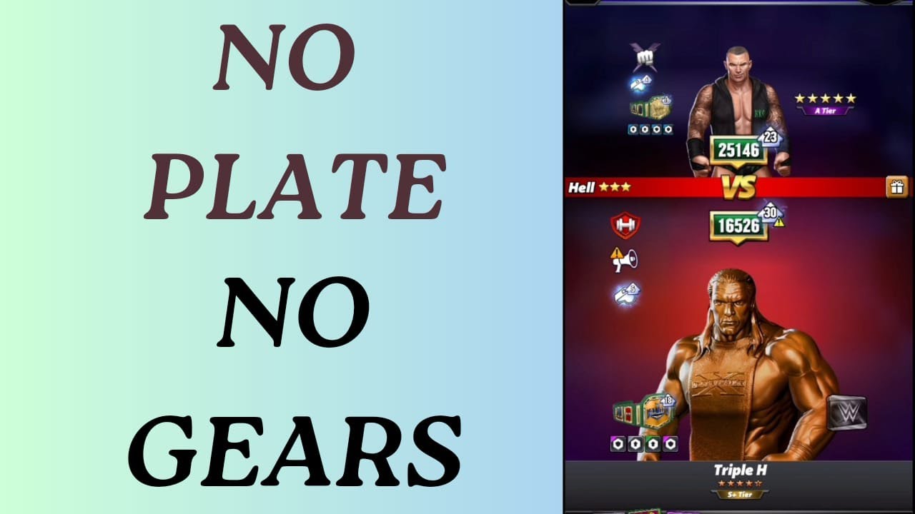 5SB Triple H "Hall Of Fame" Gameplay. No Gears. WWE Chamoions Game.