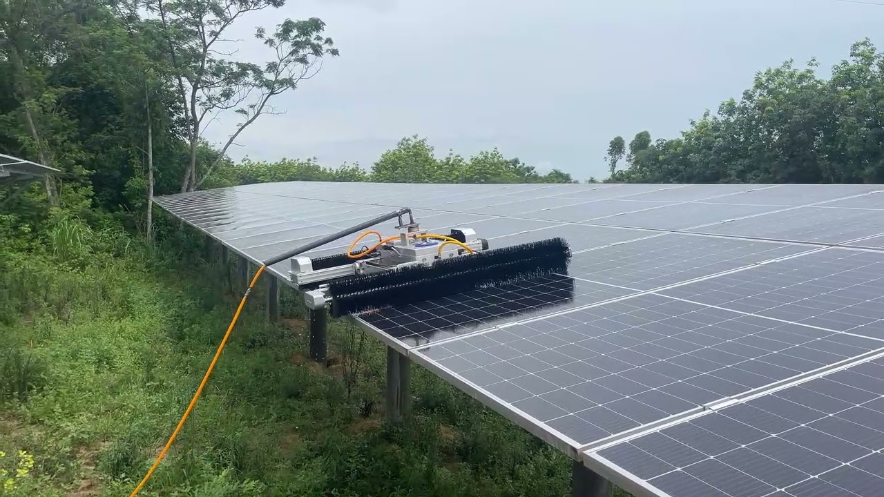 【100MW high-piled solar power plant】