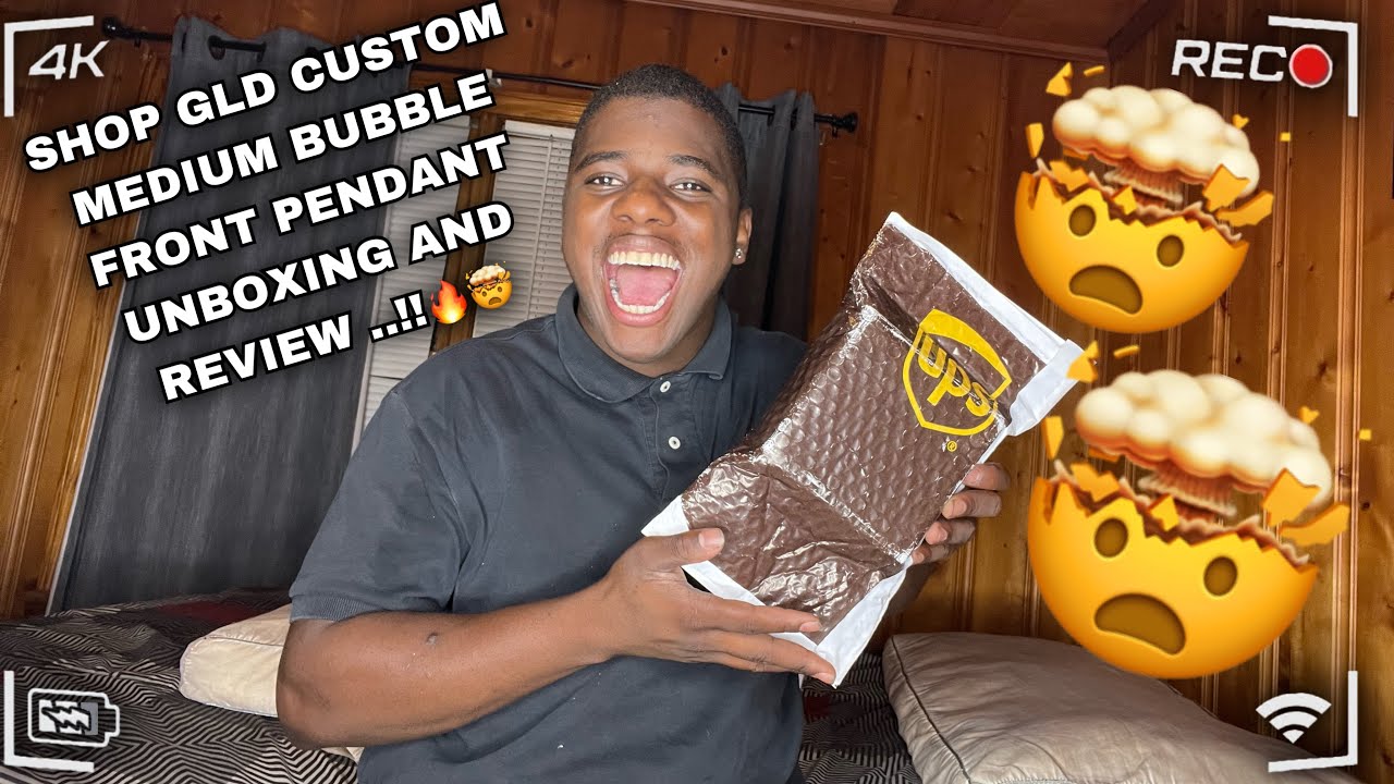 Shop GLD Custom Medium Bubble Front Pendant Unboxing and Review!!.
