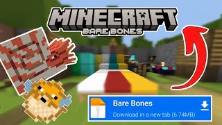 ( Barebones texture pack ) MCPE 1.21.132 and java 1.21.11 🤯