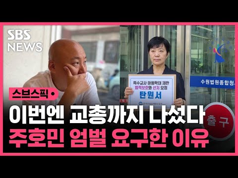 '주호민 사건'에 교총까지 나섰다…주호민 엄벌 요구한 이유 / SBS / 스브스픽