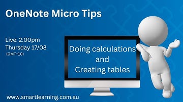 OneNote: 2 Quick tips - Calculation and Tables