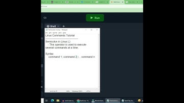 Execute Multiple Commands in Linux Tamil | Semicolon in Linux #shorts