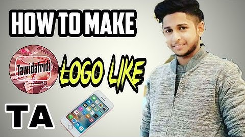 How to make logo like tawhid afridi on Android tutorial in bangla by yt bros 2018