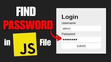 How Hackers Find Passwords in Hidden JavaScript Files | picoCTF - Login