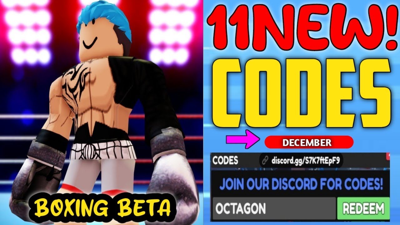 Roblox: códigos no Boxing Beta