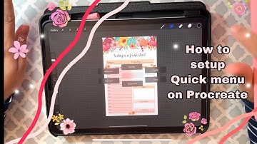 How to Setup Quick Menu in 2 minutes on Procreate | Procreate Quick Menu Tip