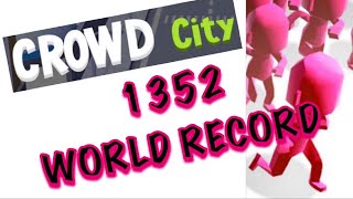 1352 WORLD RECORD | CROWD CITY screenshot 5