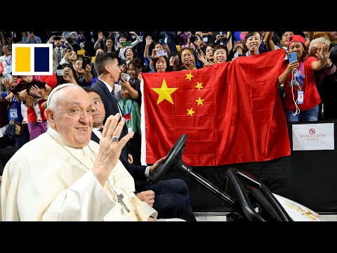 Pope sends greetings to China during mass in Mongolia