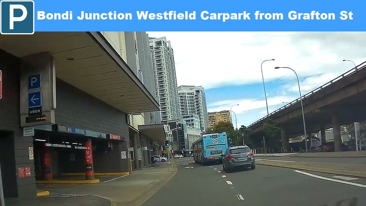 Sydney Parking East】Bondi Junction Westfield Carparking entry