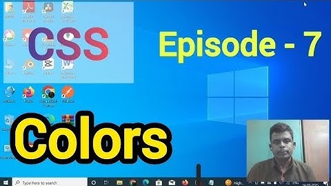CSS Colors | Episode - 7 | CSS Full Course | Colors | Learn with JP 