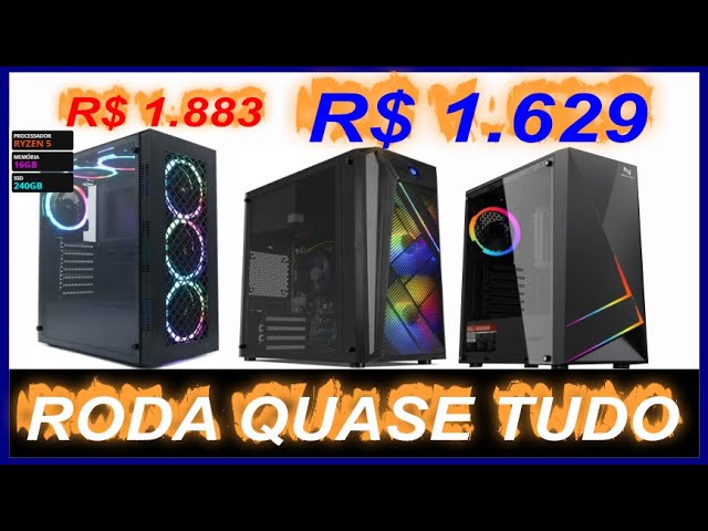 PC Pichau Gamer Balam, AMD Ryzen 5 4600G, 16GB DDR4, SSD 240GB