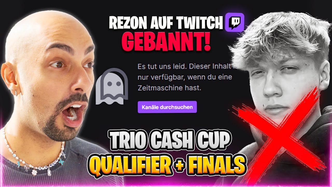 😱REZON WIRD LIVE GEBANNT! Trio Cash Cup