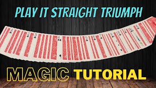 Magic Card Trick Tutorial - Play It Straight Triumph