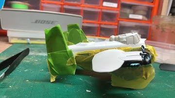 Time Lapse Making Meng Toon Lancaster Bomber Model