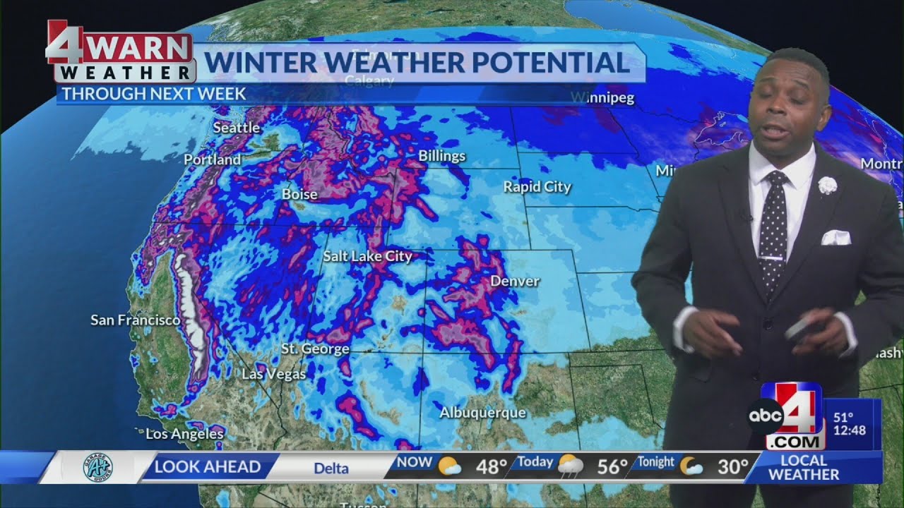 Mostly cloudy with valley rain and mountain snow showers Thursday ...
