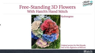 3D Flowers with Hand Stitch - Academy Course Overview