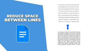 How to reduce space between lines in Google Docs