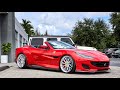 Ferrari Portofino Spider - Startup Sound, Roof in Action Interior Exterior at Prestige Imports Miami