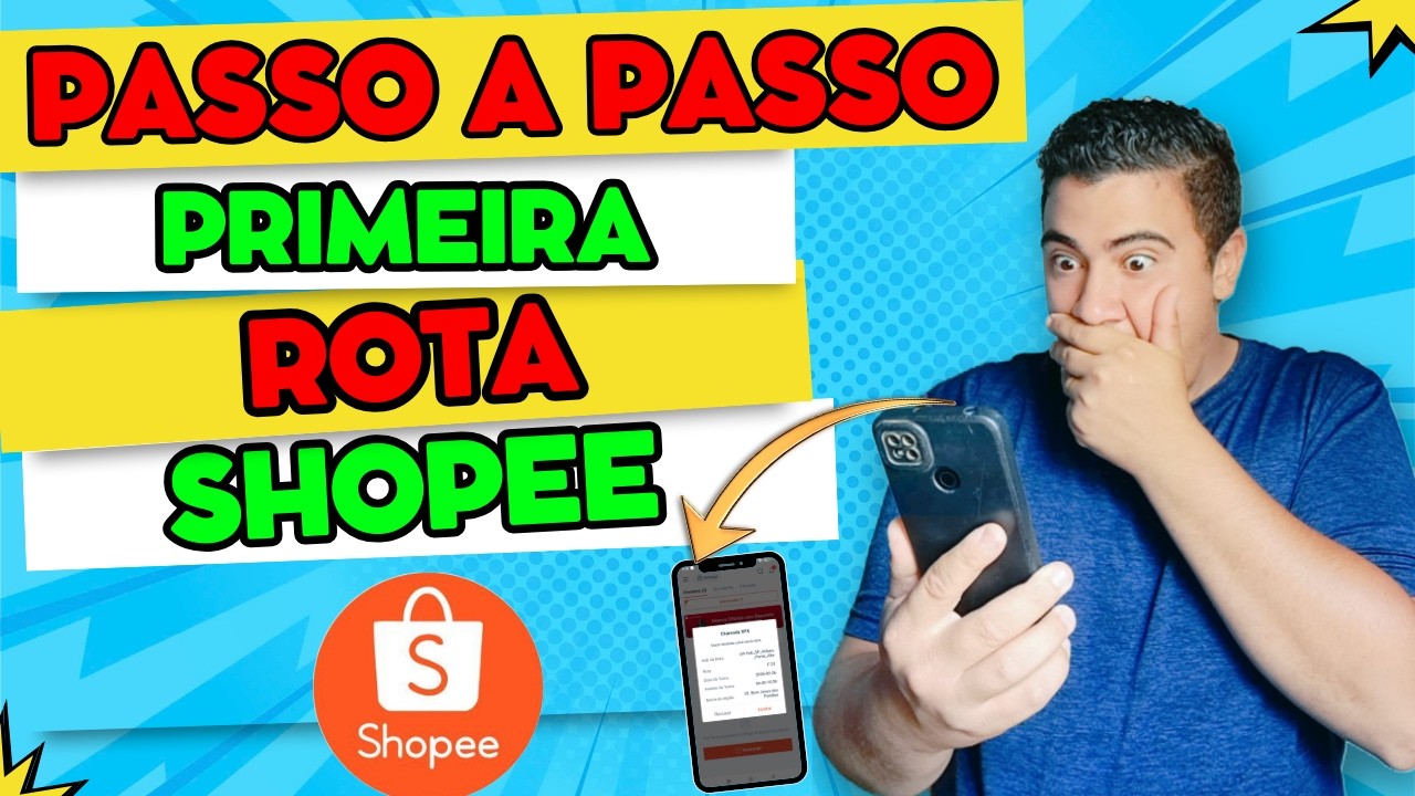 COMO PEGAR PRIMEIRA ROTA NA SHOPEE? PASSO A PASSO!
