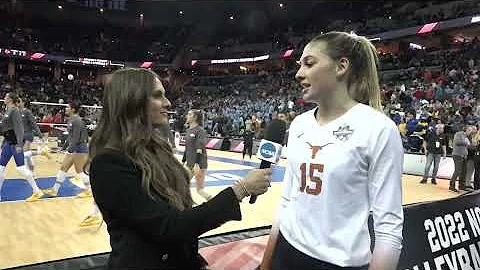 Texas' Molly Phillips on hard-fought semifinal win...