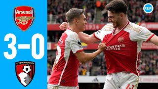Arsenal vs Bournemouth 3-0 | Full Match Highlights | All 3 Goals | Premier League 2024