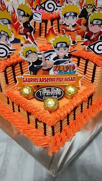 Naruto kue ultah tingkat sudut