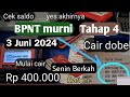 PKH Hari ini, Cek saldo BPNT Murni Tahap 4 Yes Mulai cair Lanjut 3 Juni 2024