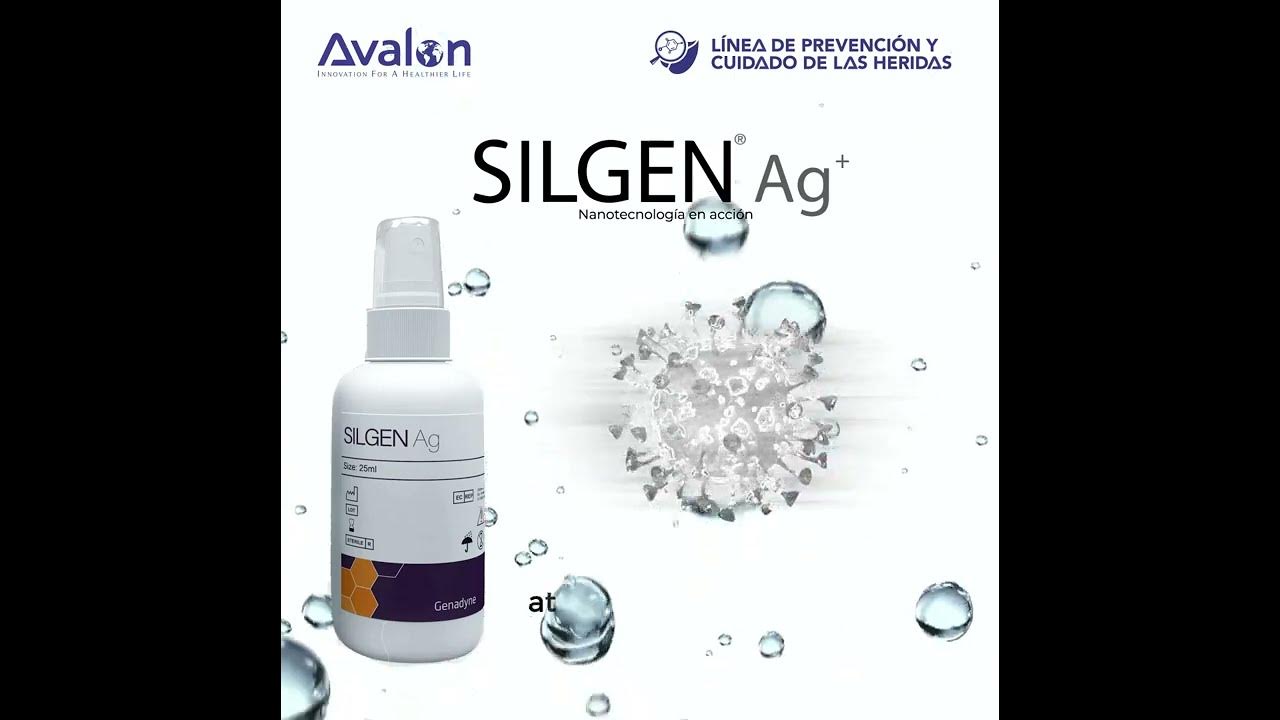 Silgen Ag spray de plata para heridas con infección YouTube