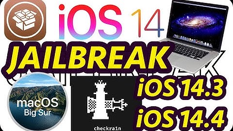 Jailbreak iOS 14.3 / 14.4  mac OS Big Sur on iPhone , iPad , iPod windows  , AppSync Unified windows