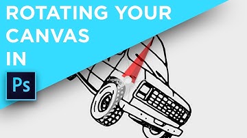Rotating your canvas in Photoshop with the Rotate Tool