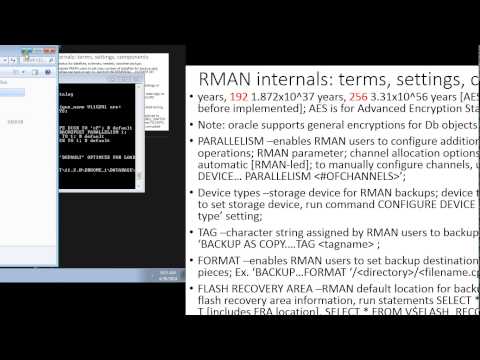 Oracle Recovery Manager: Become An RMAN Expert Tutorial 1