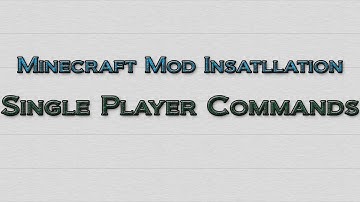 Minecraft 1.3.2 - How to install Single Player Commands Mod (OUTDATED)