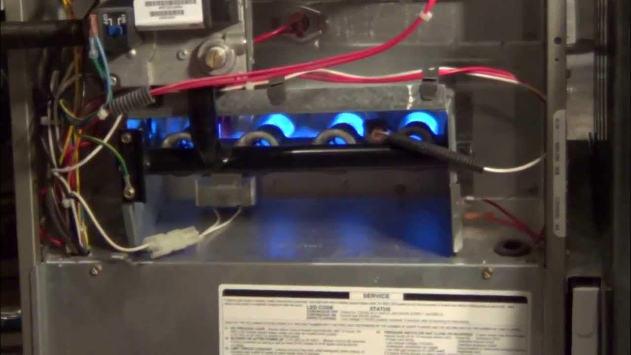 Furnace Cycling On and Off Flame Sensor Cleaning Furnace