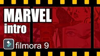 How To Make Marvel Intro in Filmora