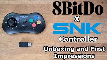 8Bitdo x SNK NEOGEO Wireless Controller - Unboxing and First Impressions