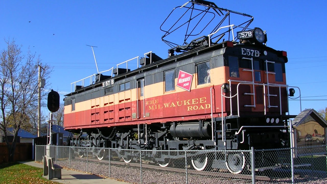 E57B Electric Locomotive - The Milwaukee Road - Harlowton, Montana MT 