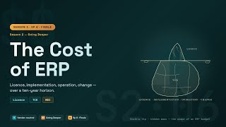 The Cost of ERP: Licence, TCO, and Why ROI Is Slippery | ERP for Beginners S2 Ep6