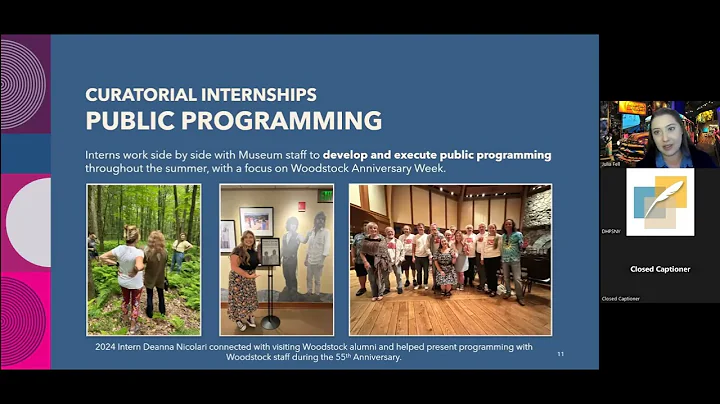 Stories from the Field: Internships at Bethel Woods