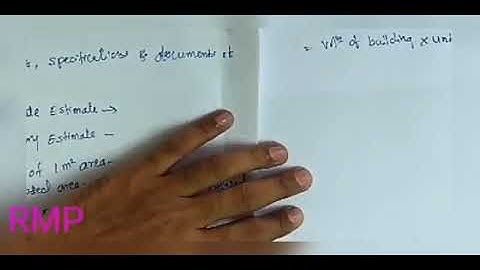 Approximate estimates plinth area method and Cubic Content method