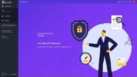 bronID KYC/KYB portal demo