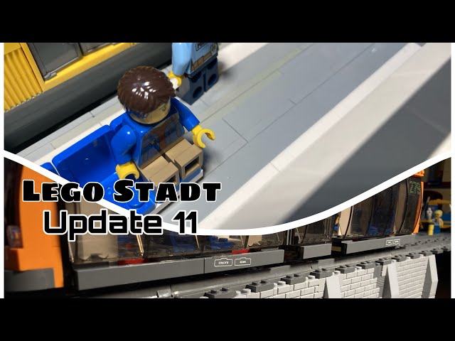 Lego Stadt Update 11 I Die Stadtmauer und die Straßenbahnstrecke I Lösung für den Bahnsteig