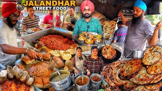Top 5 Famous Street Food in Jalandhar | Kulcha Chole Nutri kulcha Prontha & Veg Thali