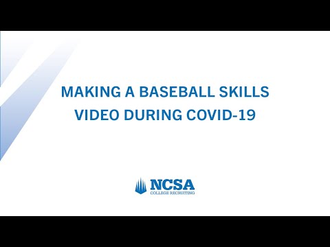 Making a Baseball Skills Video During COVID-19