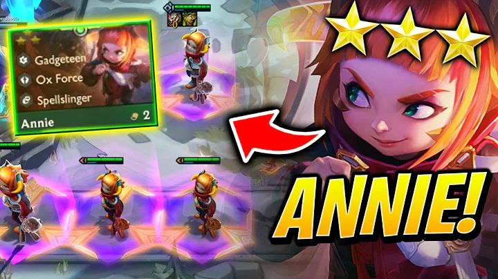 SET 8 ANNIE 3 STAR TANK CARRY!! - Teamfight Tactic...