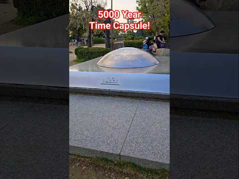 This Time Capsule Will Be Opened In 5000 Years Japan Travel Japanese Osaka Anime Gta Gta5