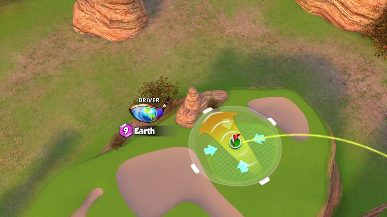 Golf Rival stage 9 Grand Canyon hole 3 par 3 HIO E9 dunk YouTube